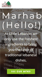 Mobile Screenshot of littlelebanonpita.com